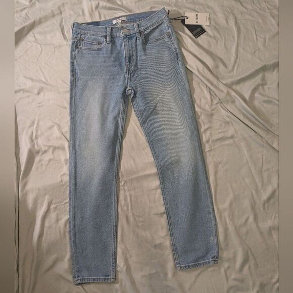 👖 MSRP $265 RE/DONE Comfort Stretch 90's High Rise Ankle Crop Jean Size 27 - Picture 6 of 12